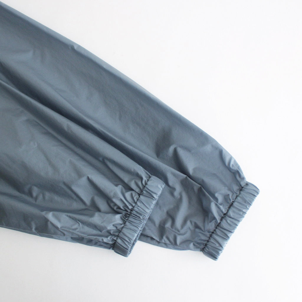 LIGHT NYLON HALF ZIP P/O #BLUE GRAY [A24SB01DN]