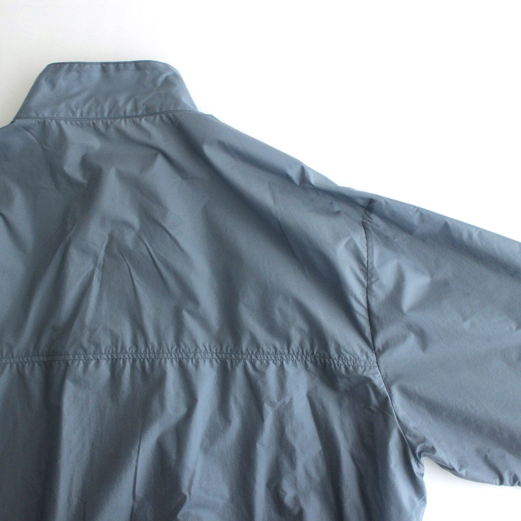 LIGHT NYLON HALF ZIP P/O #BLUE GRAY [A24SB01DN]