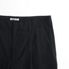 HARD TWIST COTTON SILK VIYELLA SLACKS #DARK NAVY [A24SP03KV]