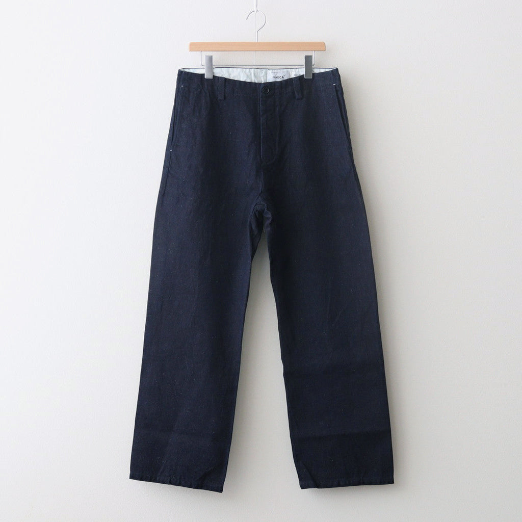 WIDE PANTS #indigo broken [44607]