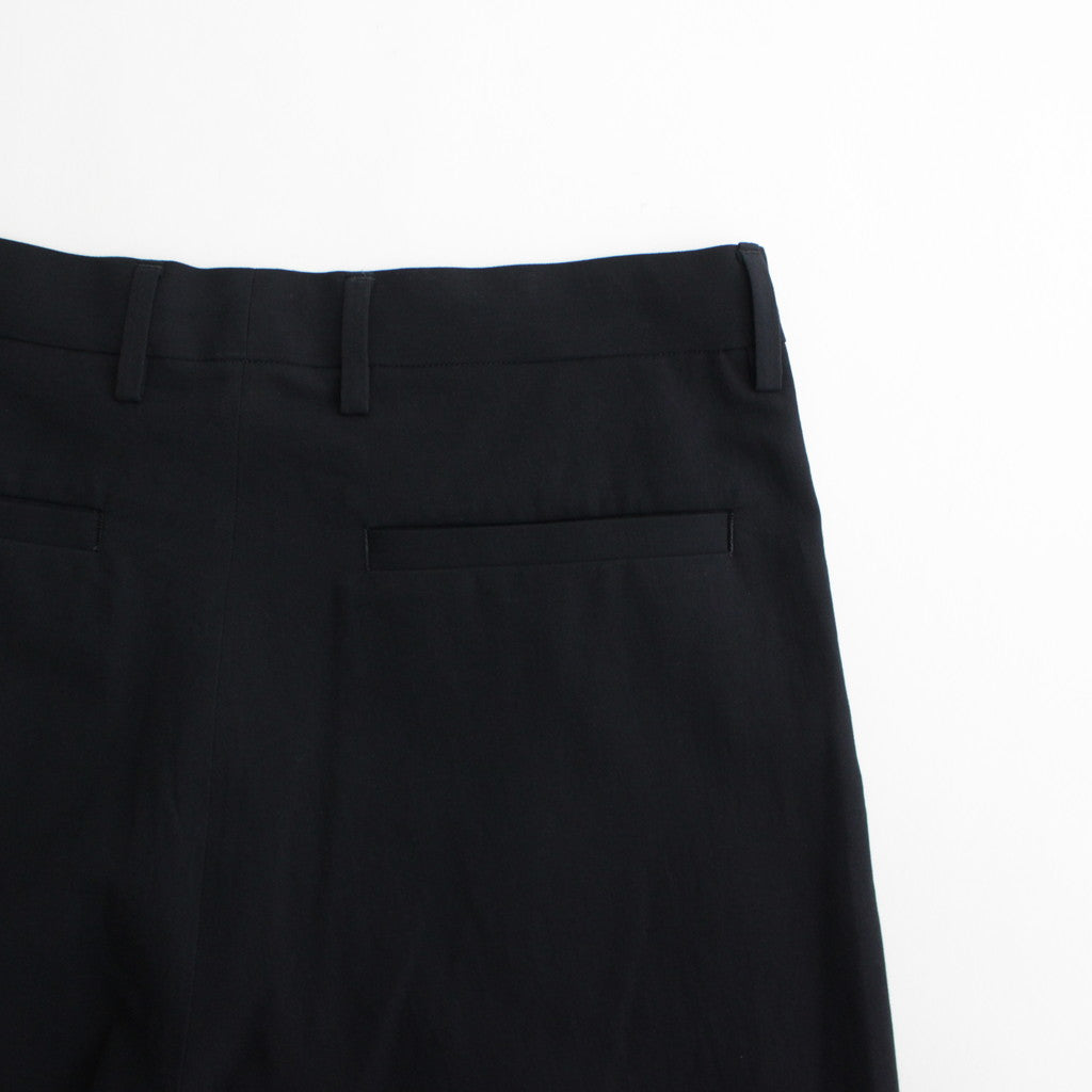 HARD TWIST COTTON SILK VIYELLA SLACKS #DARK NAVY [A24SP03KV]