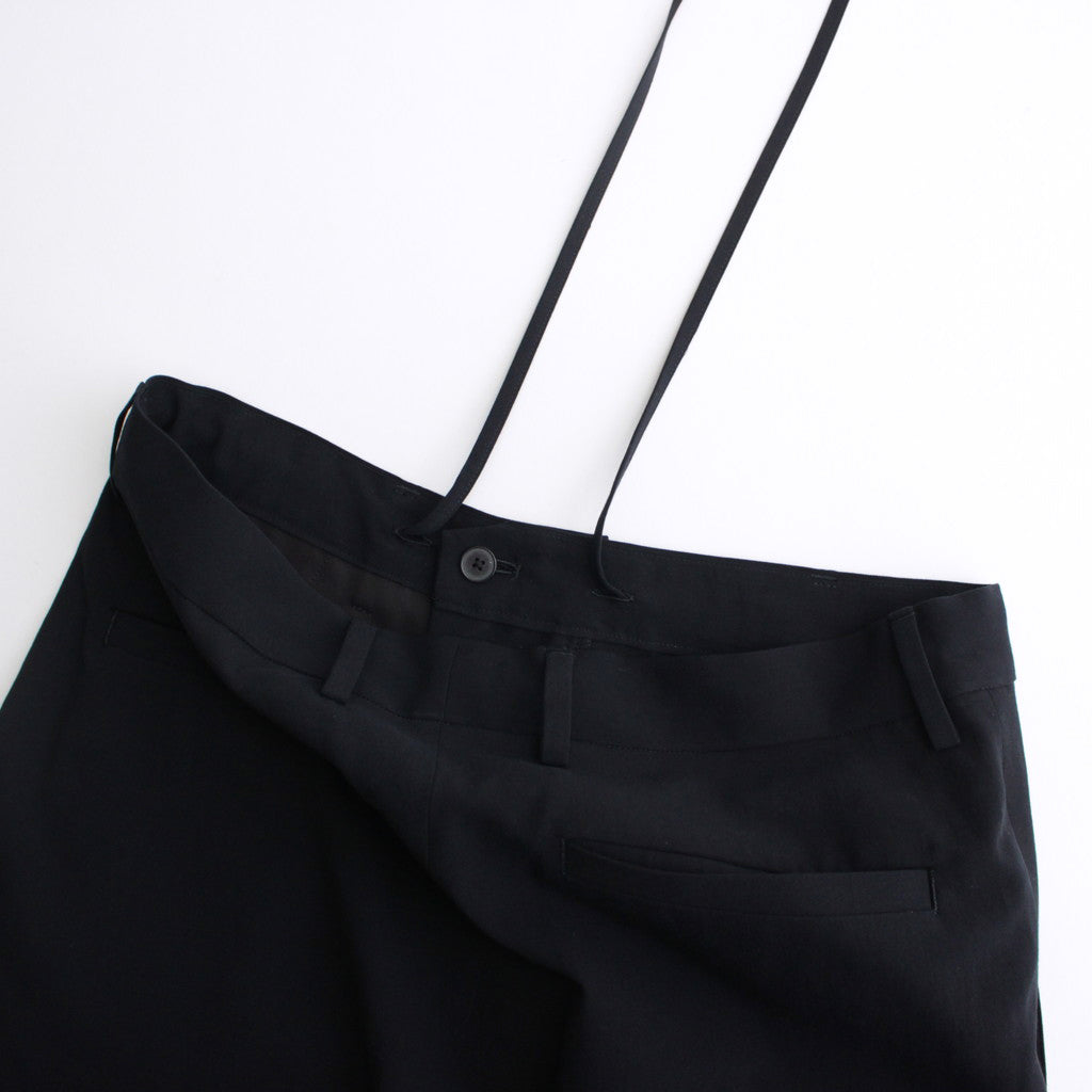 HARD TWIST COTTON SILK VIYELLA SLACKS #DARK NAVY [A24SP03KV]