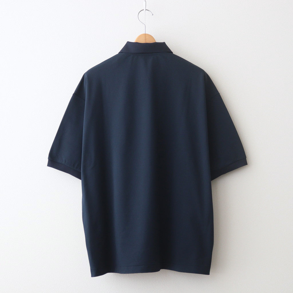 DRY PIQUE JERSEY S/S POLO #NAVY [FSC241-70119]