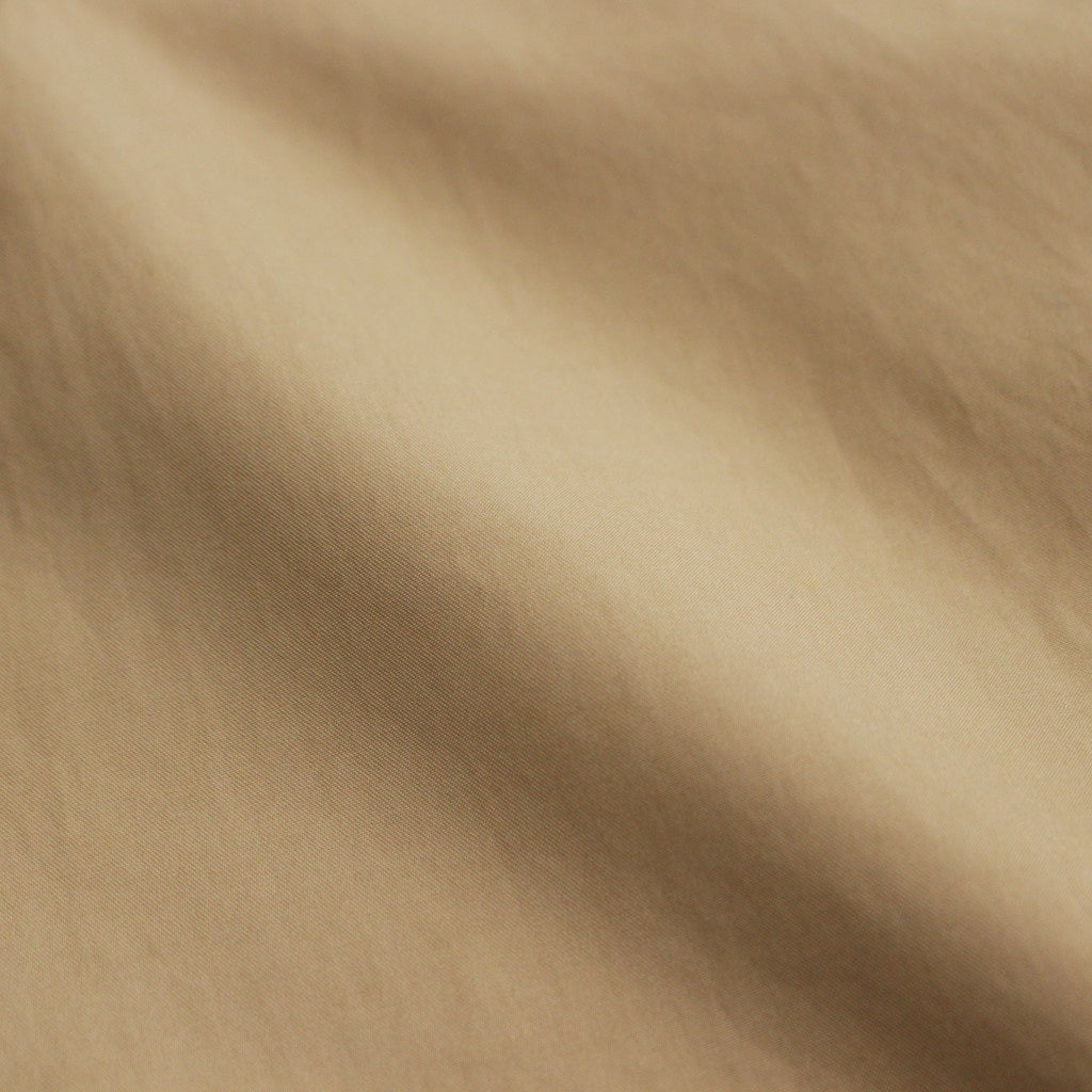 WASHED FINX TWILL BIG SHIRT #LIGHT BROWN [A24SS02TN]