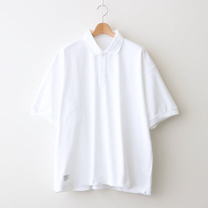 DRY PIQUE JERSEY S/S POLO #WHITE [FSC241-70119]