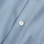 WASHED FINX TWILL BIG SHIRT #SAX BLUE [A24SS02TN]