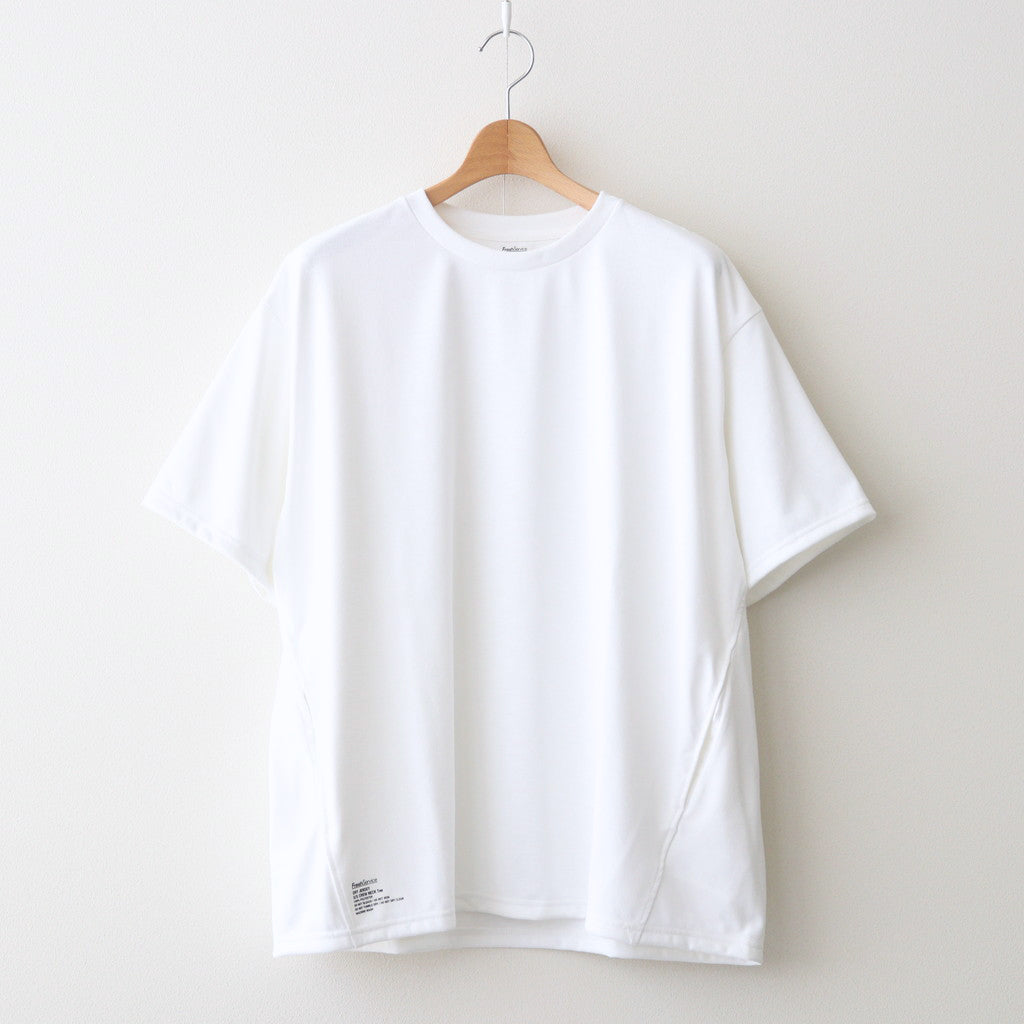 DRY JERSEY S/S CREW NECK TEE #WHITE [FSC241-70136B]