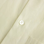 WASHED FINX TWILL BIG SHIRT #LIGHT YELLOW [A24SS02TN]