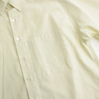 WASHED FINX TWILL BIG SHIRT #LIGHT YELLOW [A24SS02TN]