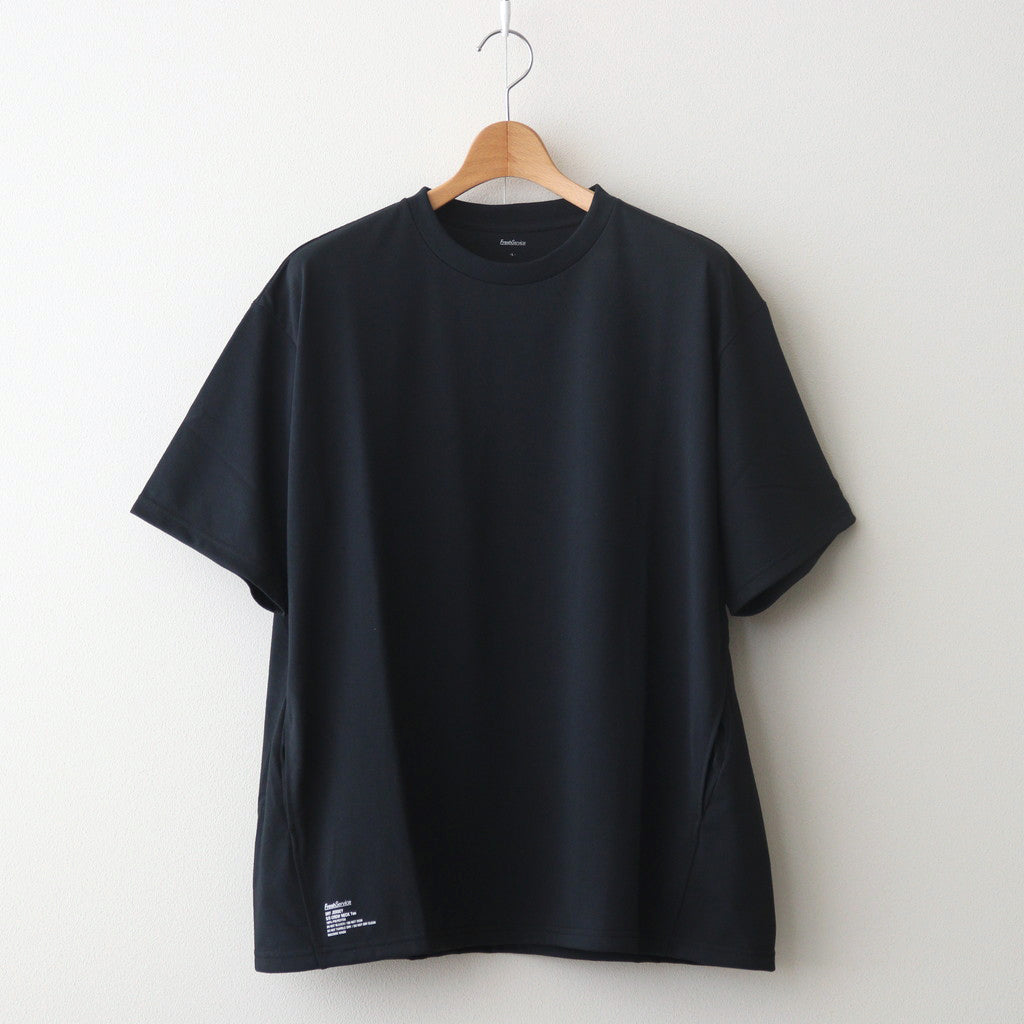 DRY JERSEY S/S CREW NECK TEE #BLACK [FSC241-70136B]
