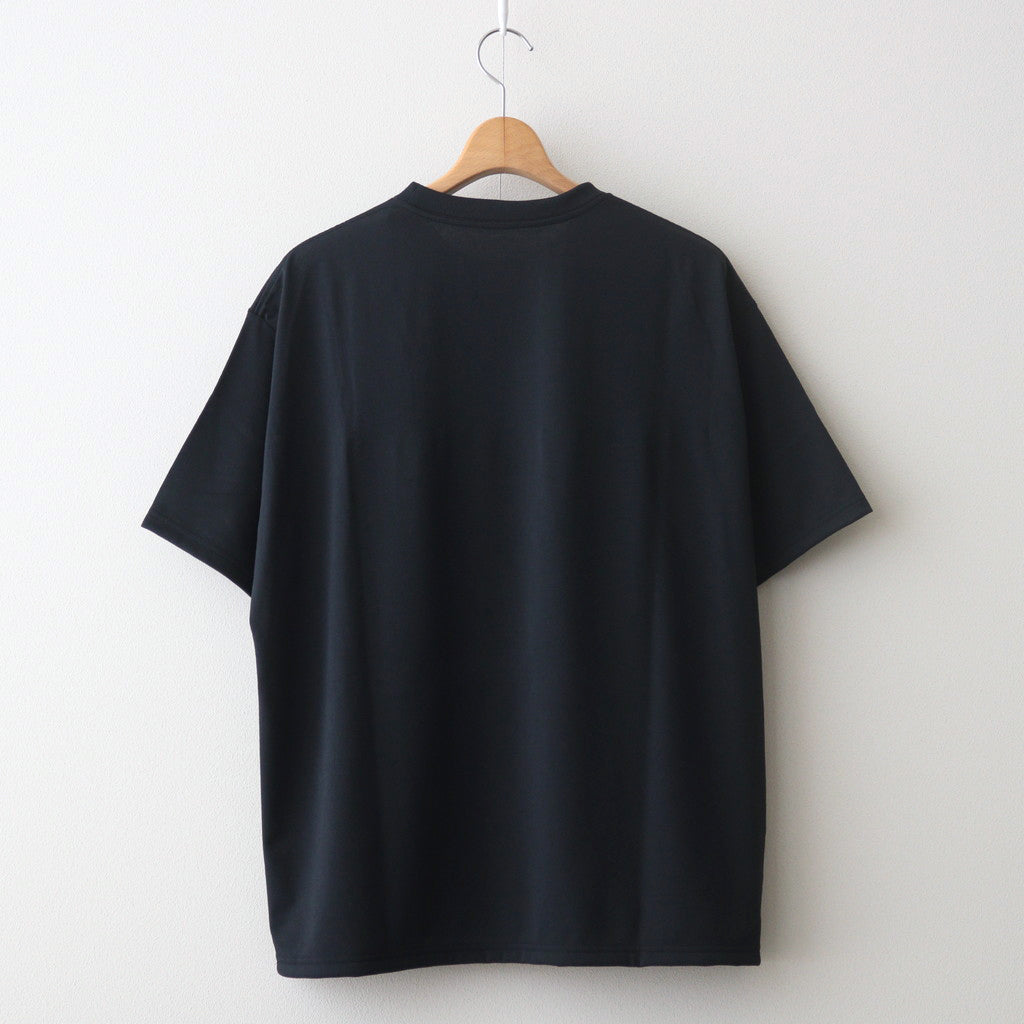 DRY JERSEY S/S CREW NECK TEE #BLACK [FSC241-70136B]