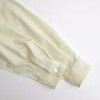 WASHED FINX TWILL BIG SHIRT #LIGHT YELLOW [A24SS02TN]