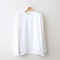 DRY JERSEY L/S CREW NECK TEE #WHITE [FSC241-70137B]