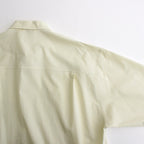 WASHED FINX TWILL BIG SHIRT #LIGHT YELLOW [A24SS02TN]