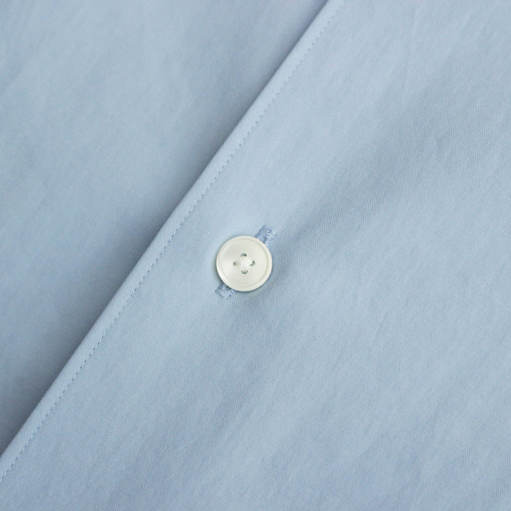 WASHED FINX TWILL SHIRT #SAX BLUE [A24SS01TN]