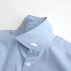WASHED FINX TWILL SHIRT #SAX BLUE [A24SS01TN]