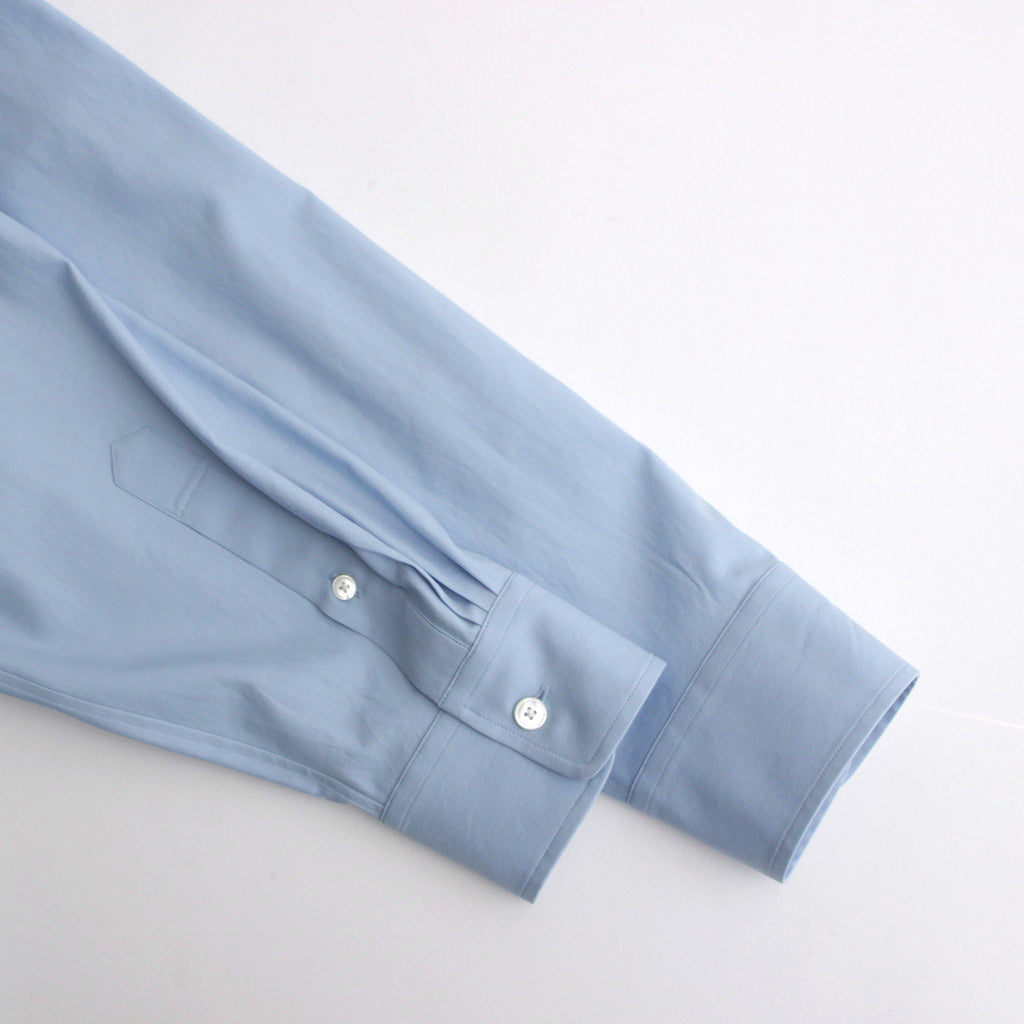 WASHED FINX TWILL SHIRT #SAX BLUE [A24SS01TN]