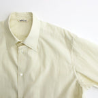 WASHED FINX TWILL SHIRT #LIGHT YELLOW [A24SS01TN]