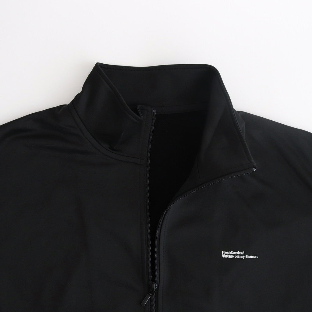 VINTAGE JERSEY BLOUSON #BLACK [FSC241-30098]