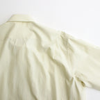 WASHED FINX TWILL SHIRT #LIGHT YELLOW [A24SS01TN]