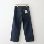 DENIM PANTS EX WIDE STRAIGHT #indigo [19-13W]