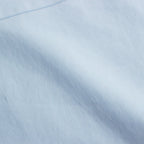 WASHED FINX TWILL BIG HALF SLEEVED SHIRT #SAX BLUE [A24SS03TN]