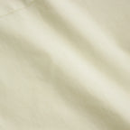 WASHED FINX TWILL BIG HALF SLEEVED SHIRT #LIGHT YELLOW [A24SS03TN]