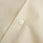 HARD TWIST COTTON SILK VIYELLA SHIRT #IVORY [A24SS02KV]