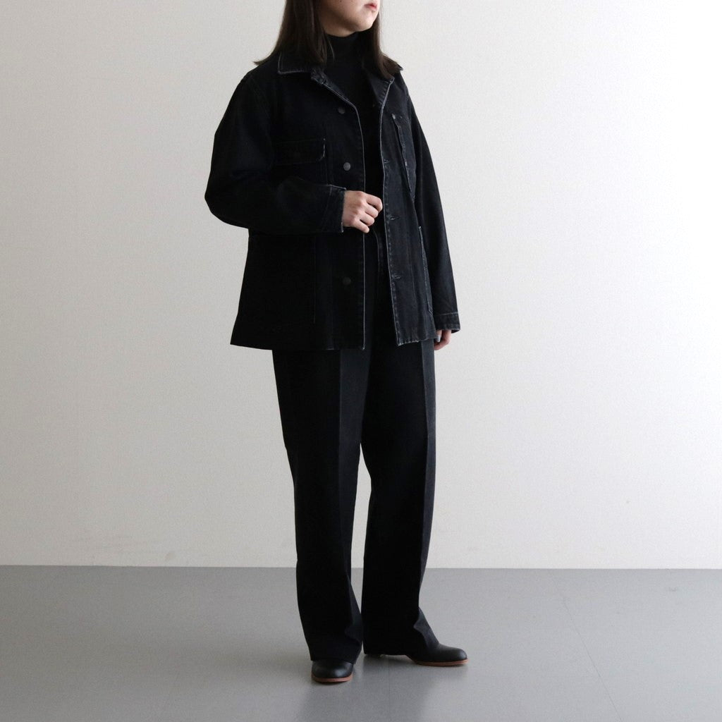 THE WORK JEAN JACKET #BLACK SELVEDGE [ST-127]