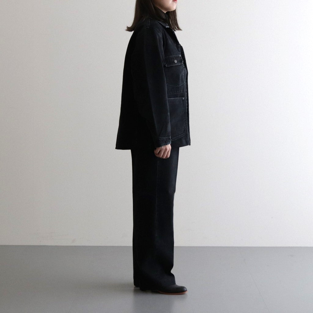 THE WORK JEAN JACKET #BLACK SELVEDGE [ST-127]