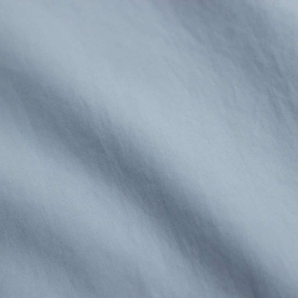 WASHED FINX TWILL HALF SLEEVED P/O SHIRT #SAX BLUE [A24SS05TN]