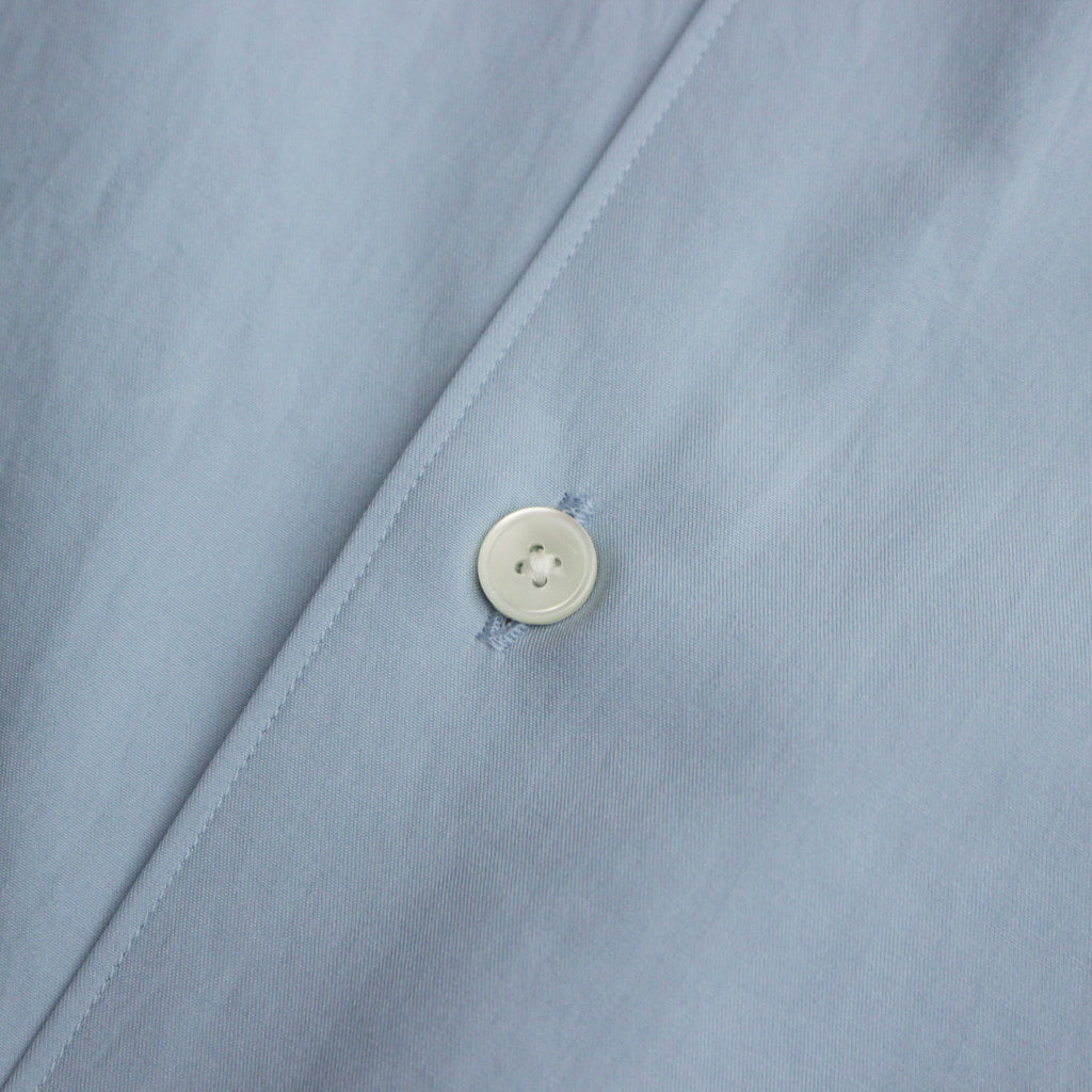 WASHED FINX TWILL SHIRT #SAX BLUE [A24SS04TN]