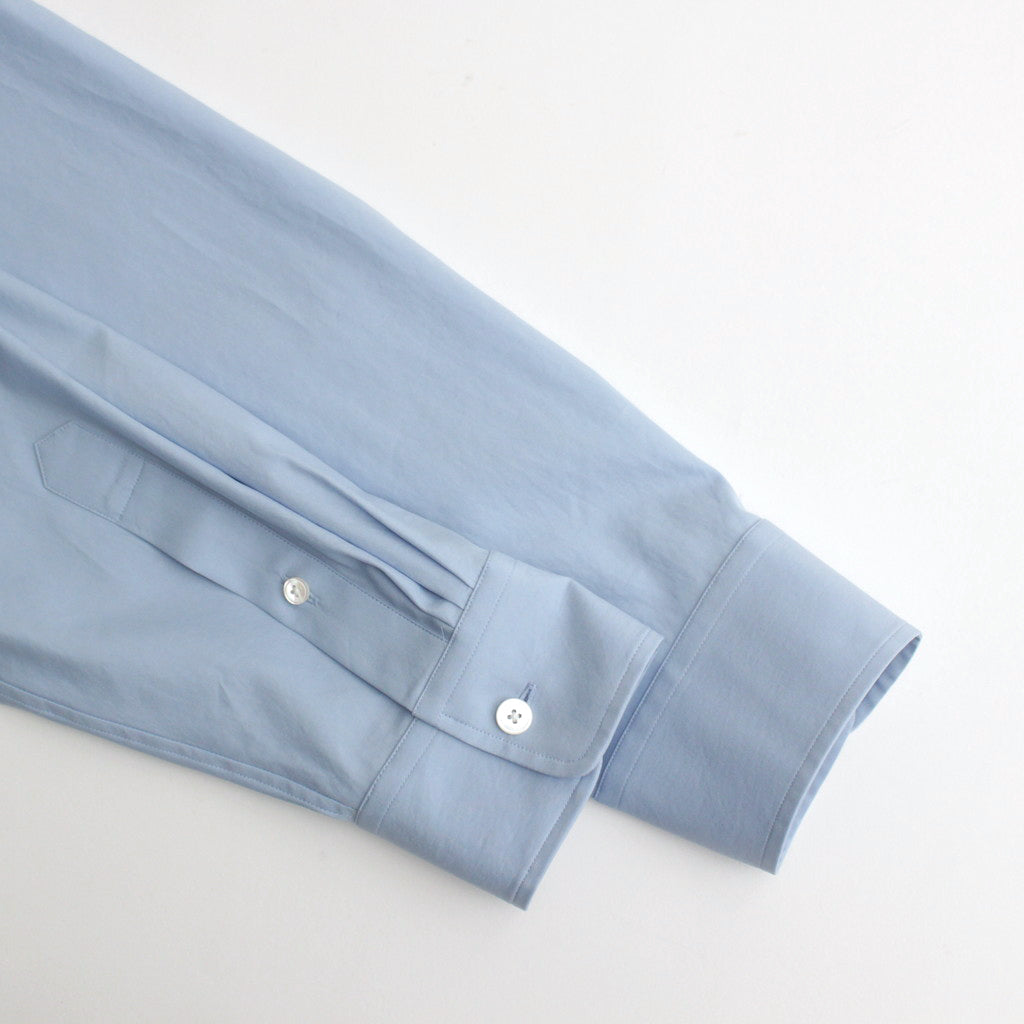 WASHED FINX TWILL SHIRT #SAX BLUE [A24SS04TN]