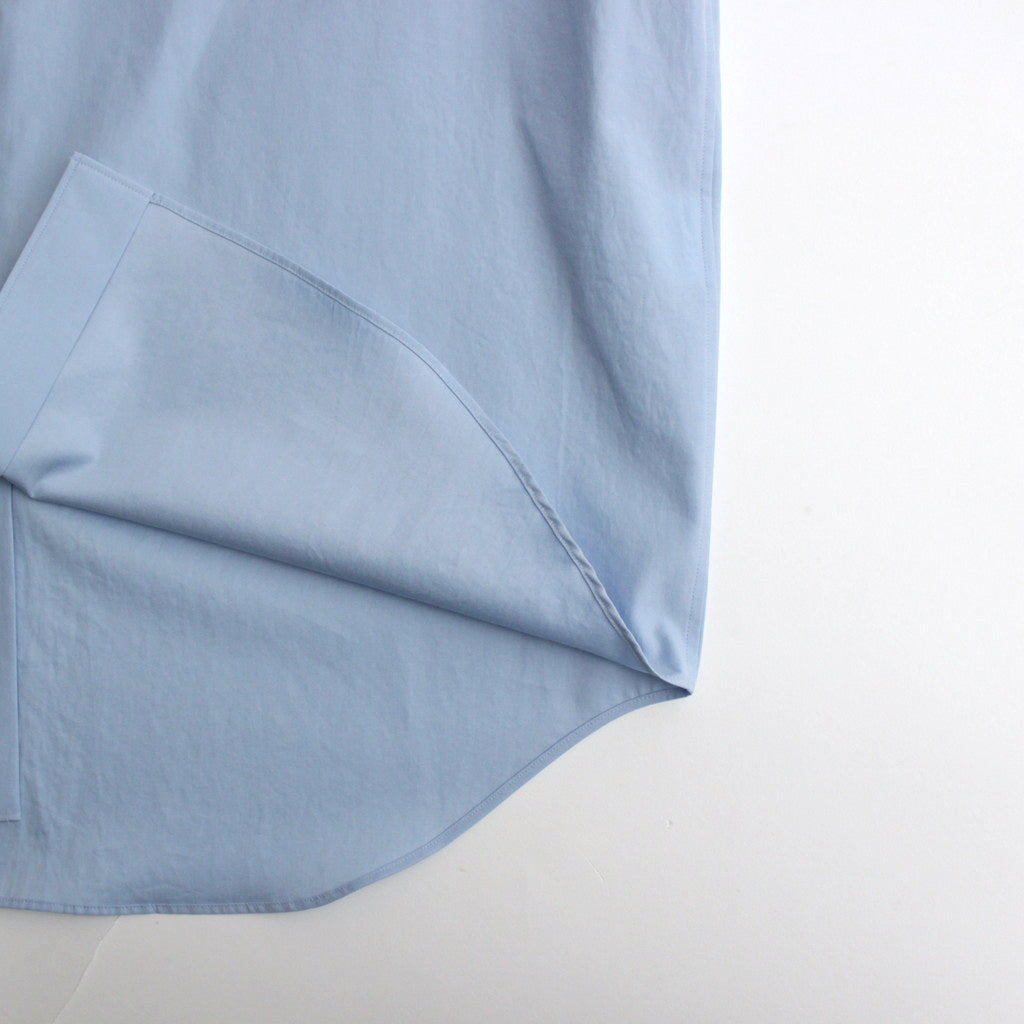 WASHED FINX TWILL SHIRT #SAX BLUE [A24SS04TN]