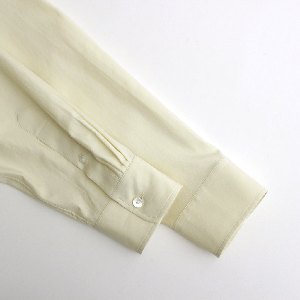 WASHED FINX TWILL SHIRT #LIGHT YELLOW [A24SS04TN]