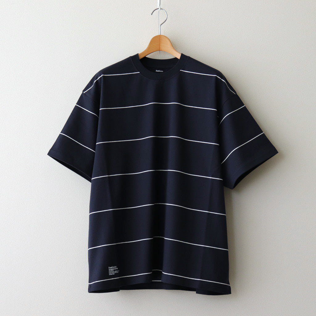 PIN BORDER S/S TEE #NAVY [FSC243-70042]