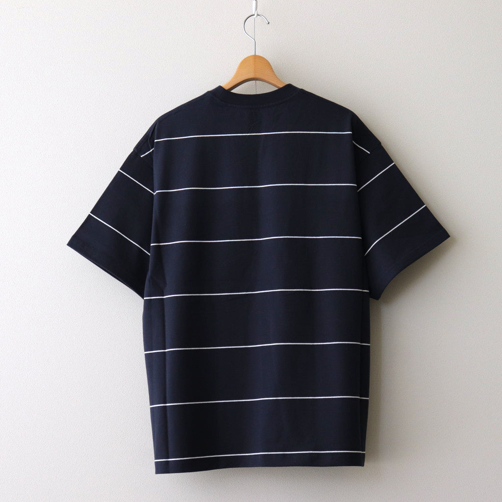 PIN BORDER S/S TEE #NAVY [FSC243-70042]