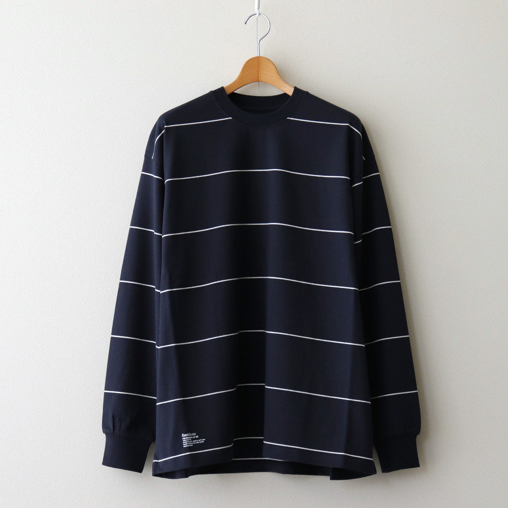 PIN BORDER L/S TEE #NAVY [FSC243-70043]