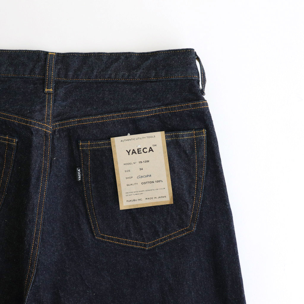 DENIM PANTS EX WIDE STRAIGHT #indigo [19-13W]