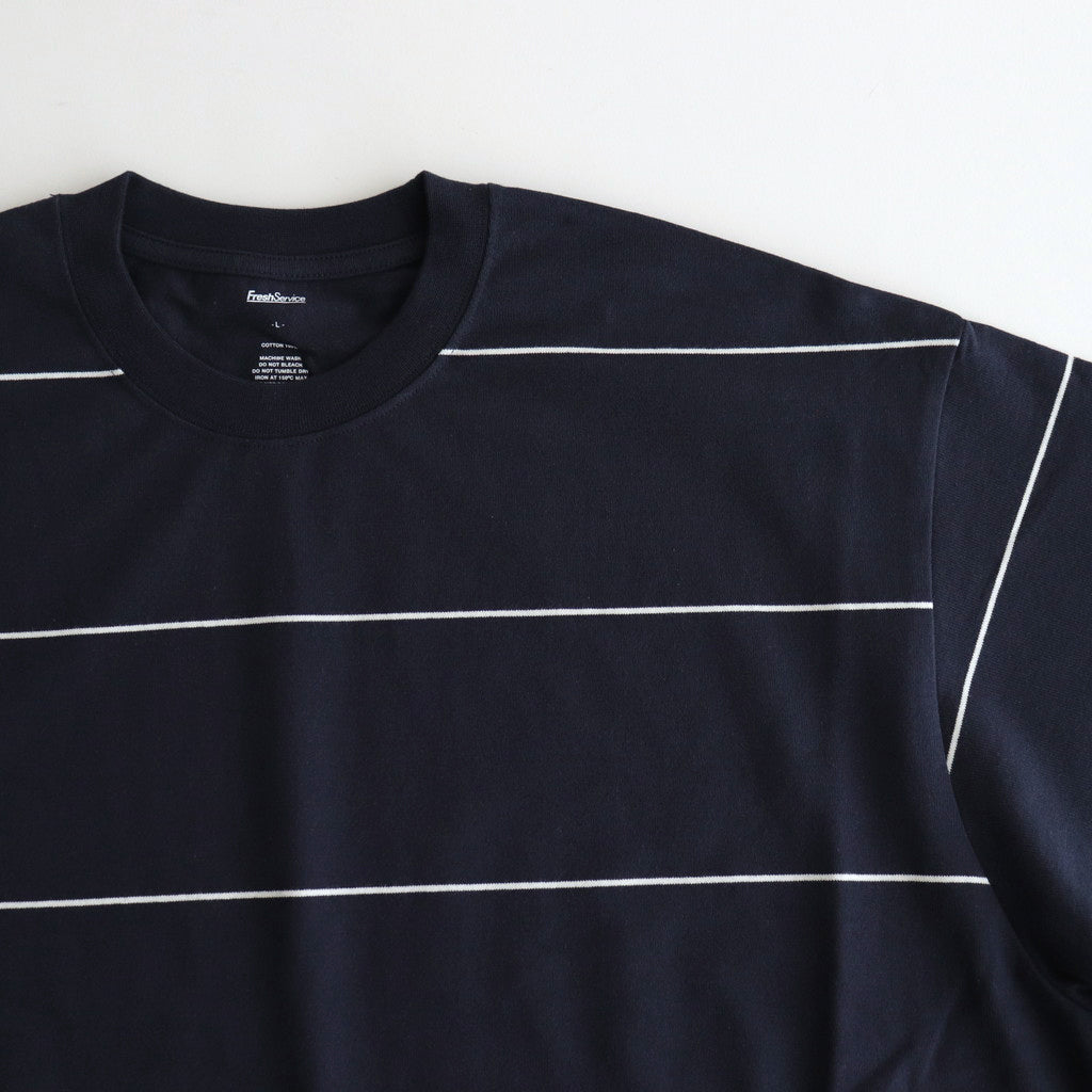 PIN BORDER S/S TEE #NAVY [FSC243-70042]