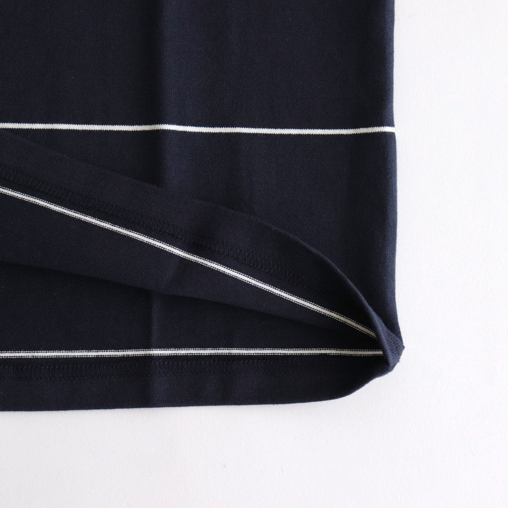 PIN BORDER S/S TEE #NAVY [FSC243-70042]