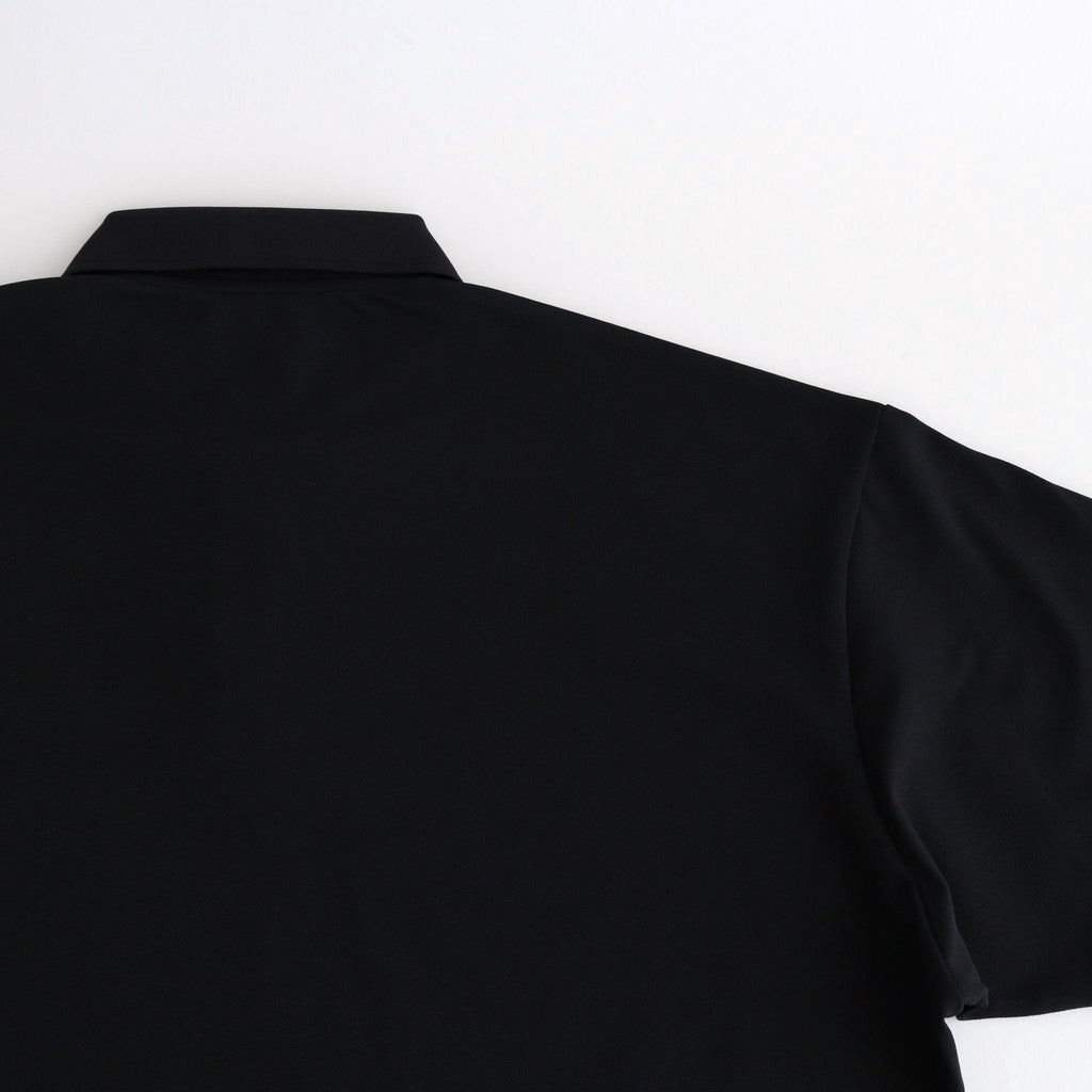 DRY PIQUE JERSEY S/S POLO #BLACK [FSC241-70119]