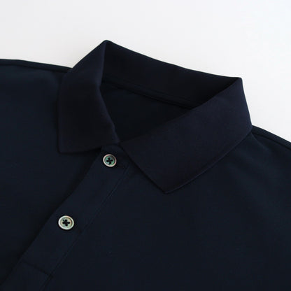 DRY PIQUE JERSEY S/S POLO #NAVY [FSC241-70119]