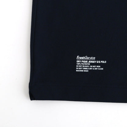 DRY PIQUE JERSEY S/S POLO #NAVY [FSC241-70119]