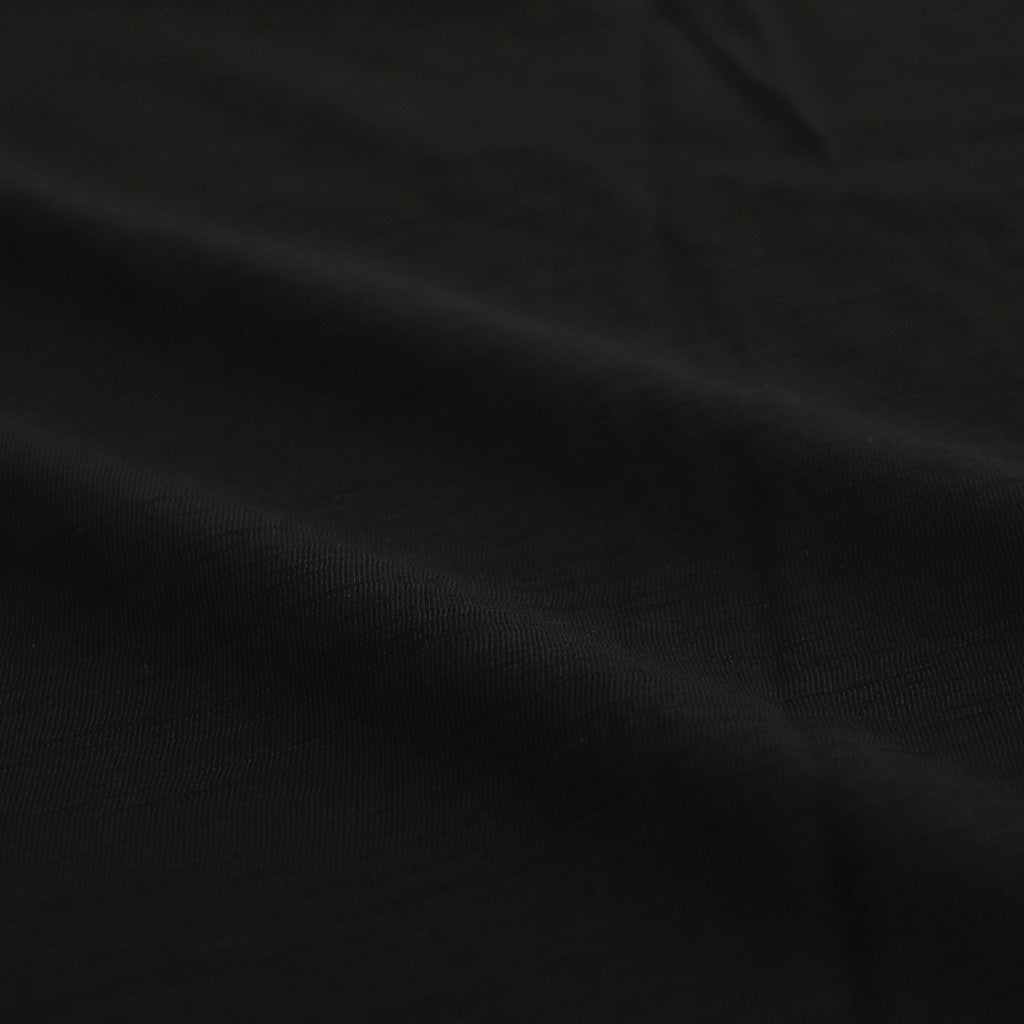 WASHABLE WOOL L/S TEE #BLACK [FSC241-70166B]
