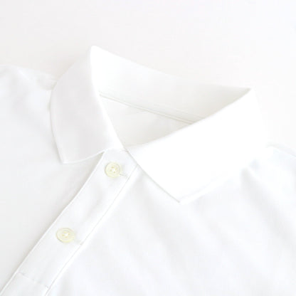 DRY PIQUE JERSEY S/S POLO #WHITE [FSC241-70119]