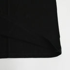WASHABLE WOOL S/S TEE #BLACK [FSC241-70165B]