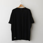 WASHABLE WOOL S/S TEE #BLACK [FSC241-70165B]