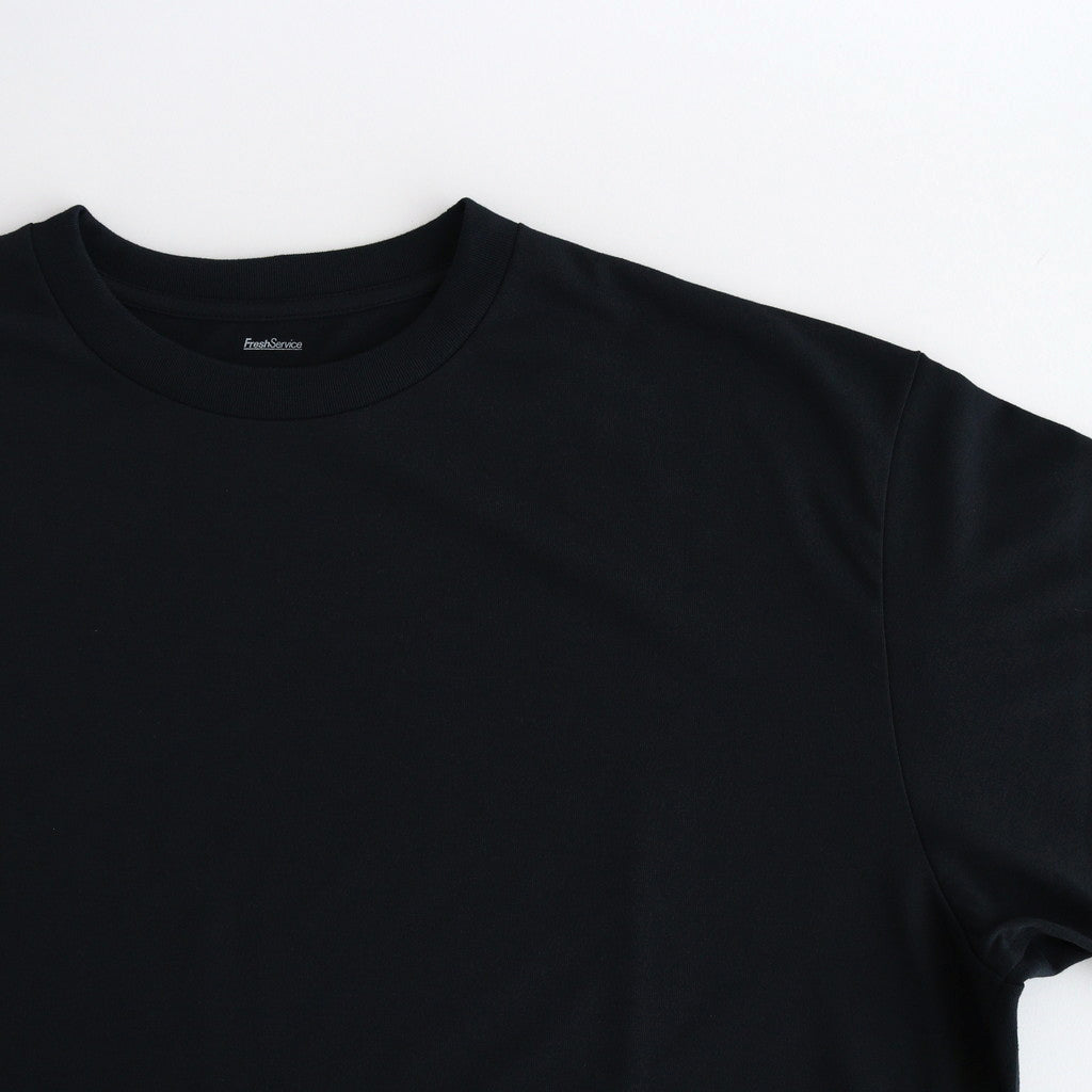 DRY JERSEY S/S CREW NECK TEE #BLACK [FSC241-70136B]
