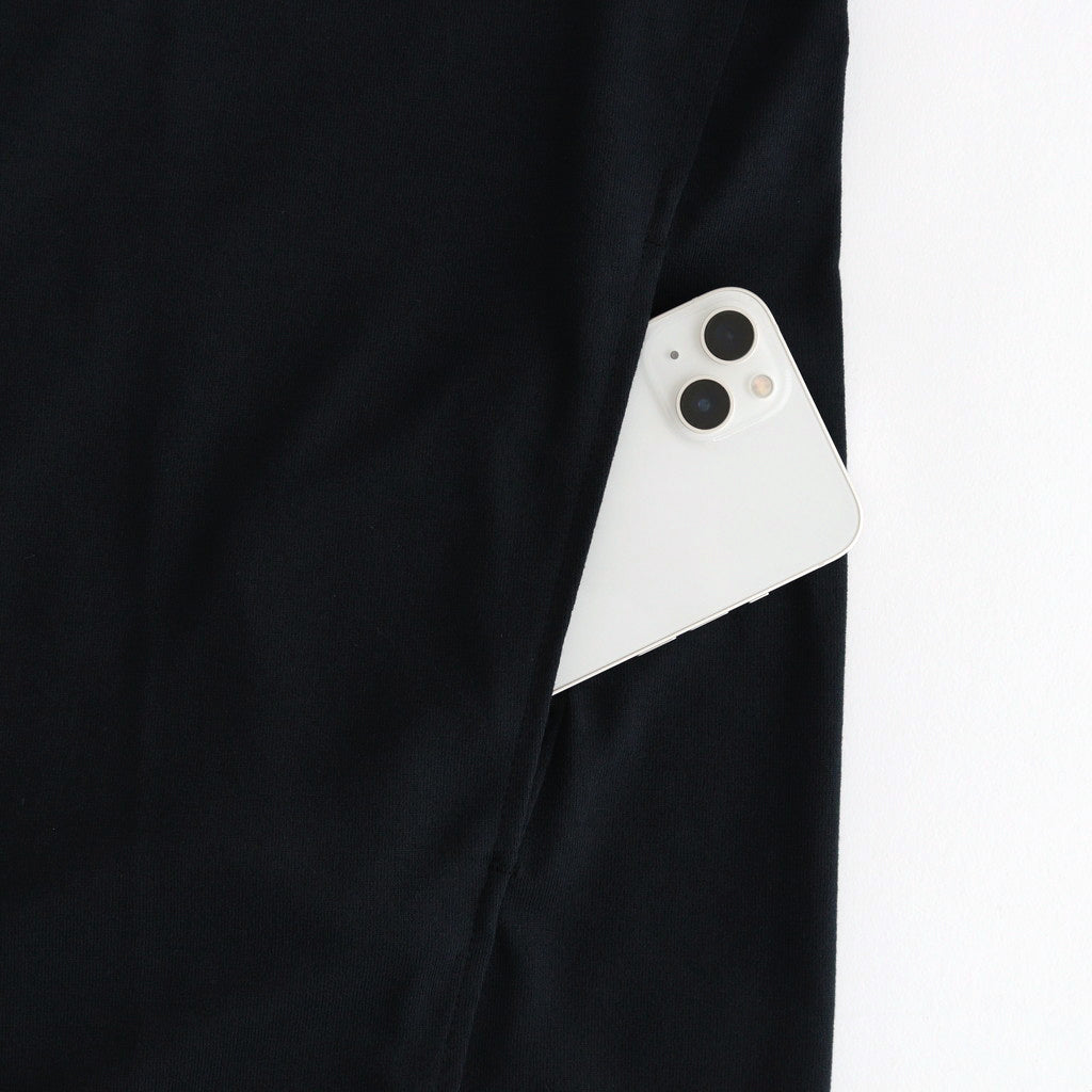 DRY JERSEY S/S CREW NECK TEE #BLACK [FSC241-70136B]